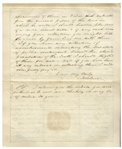 Superb Harriet Beecher Stowe Autograph Letter Signed Regarding Slavery -- ''...Nothing more is needed than to awaken the attention of the public to an expose of the slave law system...''